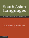 South Asian Languages (eBook)